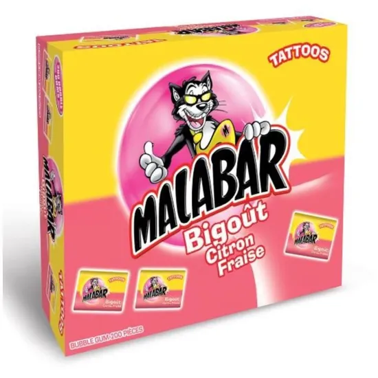 MALABAR BIGOUT CITRON FRAISE 200 UNITÉS