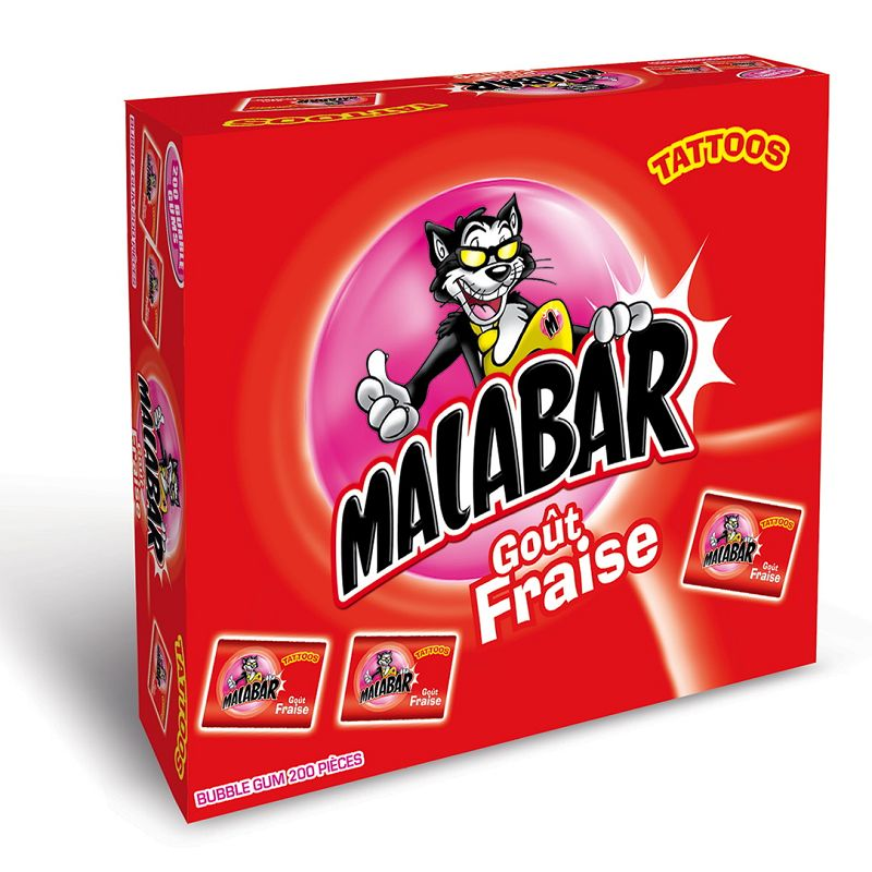 MALABAR GOUT FRAISE 200 UNITÉ