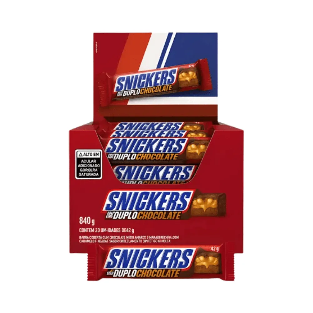 SNICKERS DOUBLE CHOCOLATE (BRÉSIL) 20x42g