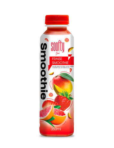 SOOFTY SMOOTHIES FRAISE MANGUE PAMPLEMOUSSE 350ml