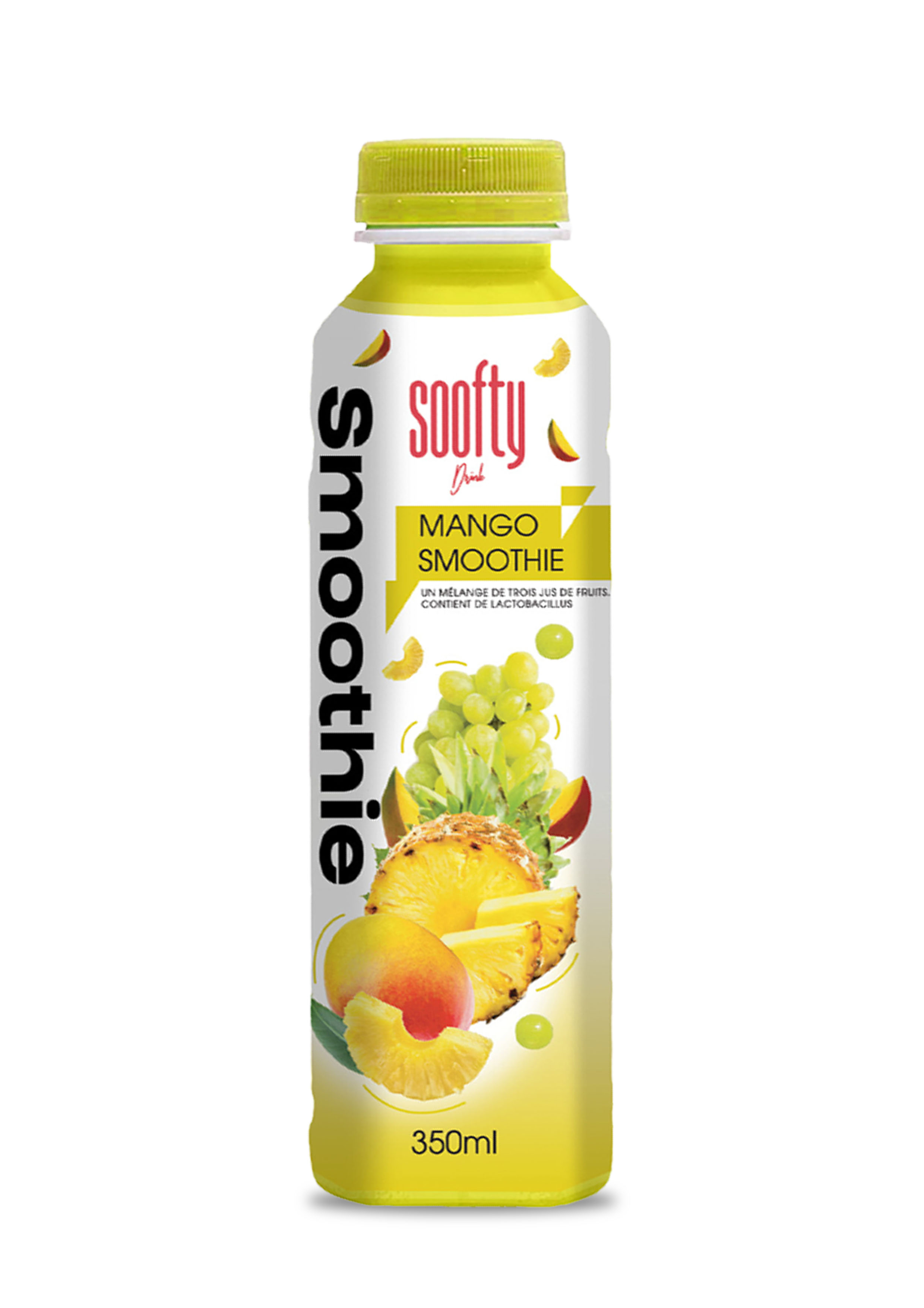 SOOFTY SMOOTHIES MANGUE ANANAS RAISIN 350ml