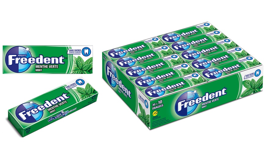 FREEDENT MENTHE VERTE MINT (sans sucres) 30x14g