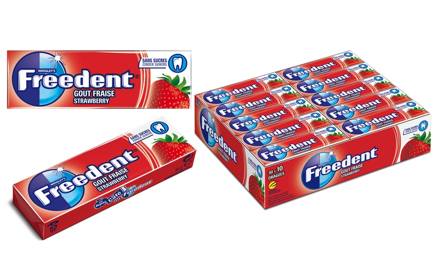 FREEDENT GOUT FRAISE (sans sucres) 30x14g