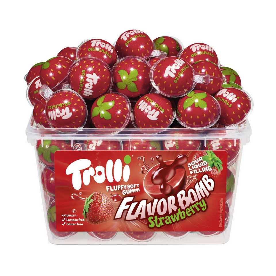 TROLLI FLAVOR BOMB STRAWBERRY 60u