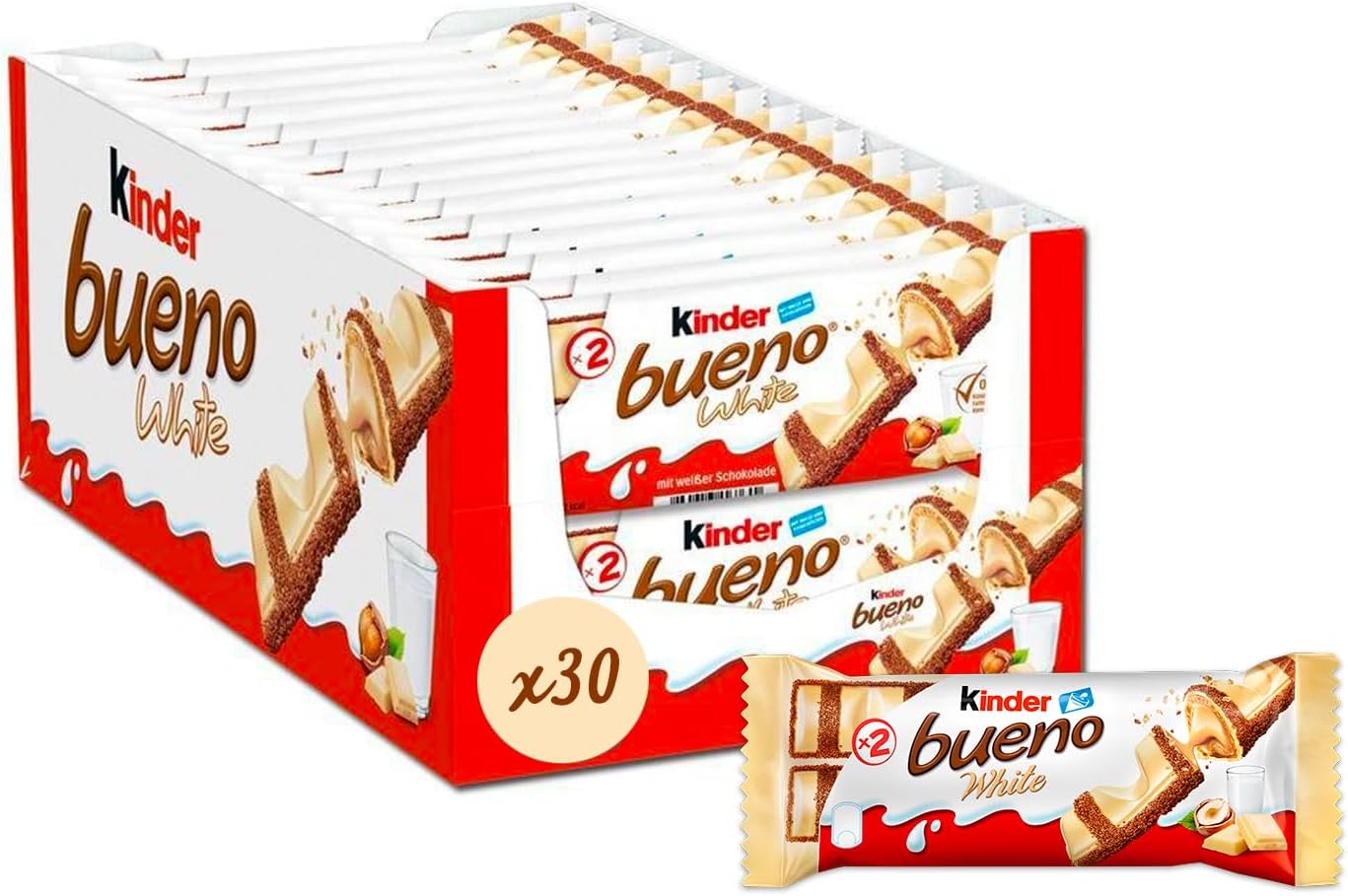 KINDER BUENO WHITE T2 30x43g