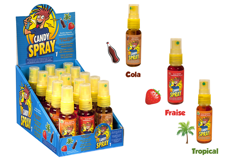CANDY SPRAY 1 GOUTS ASSORTIS