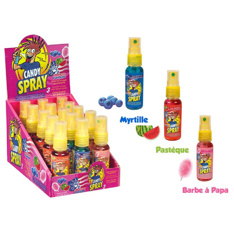 CANDY SPRAY 3 AMERICAN FLAVOURS