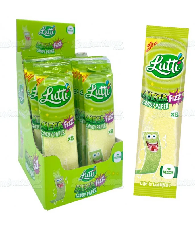 LUTTI MEGA FIZZ CANDY PAPER x24
