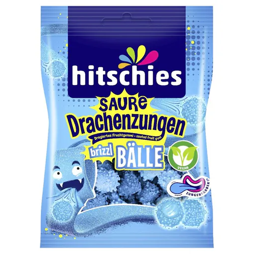 HITSCHIES MÉTÉORITE GOUT FRAMBOISE ACIDULÉS 100g
