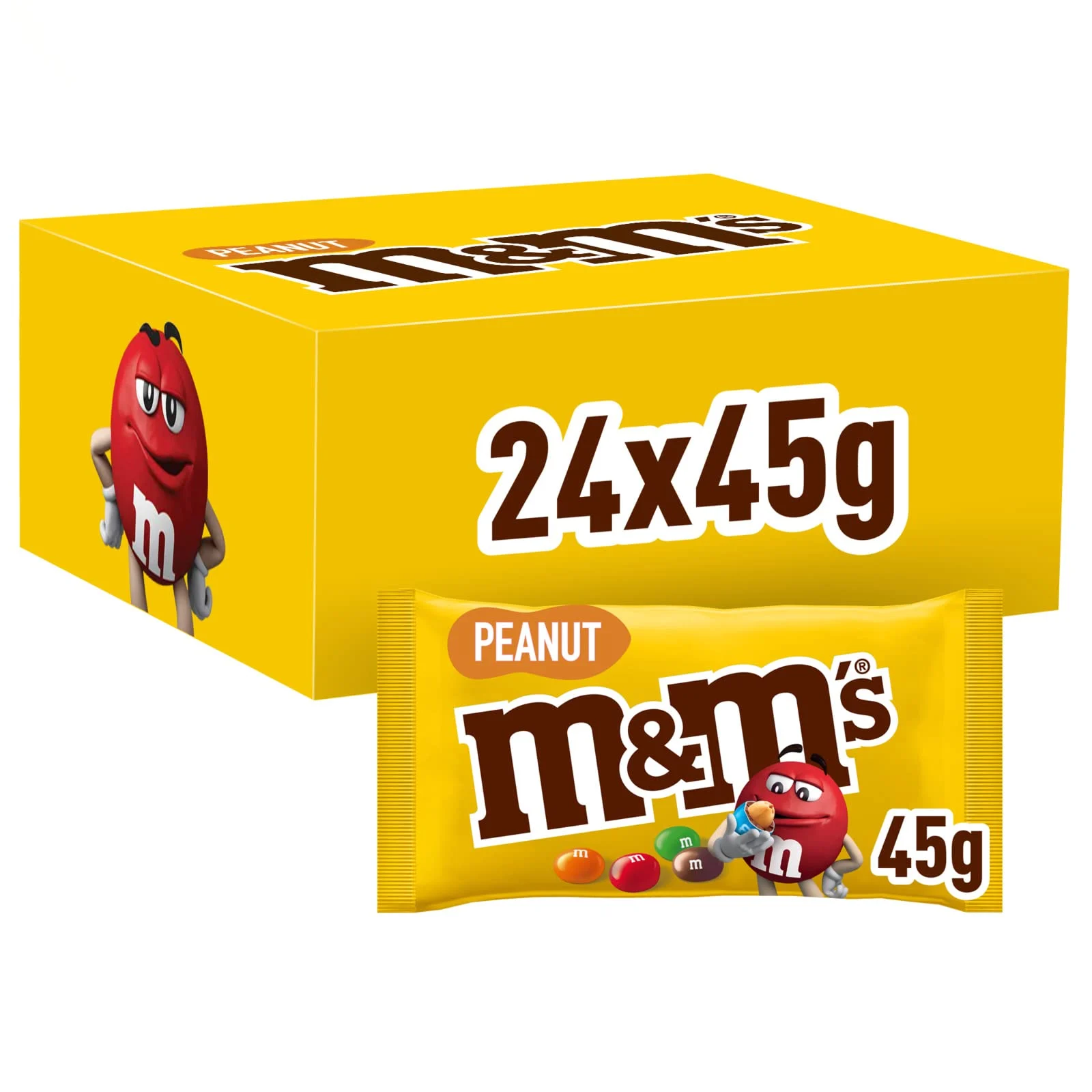 M&M'S PEANUT 24x45g