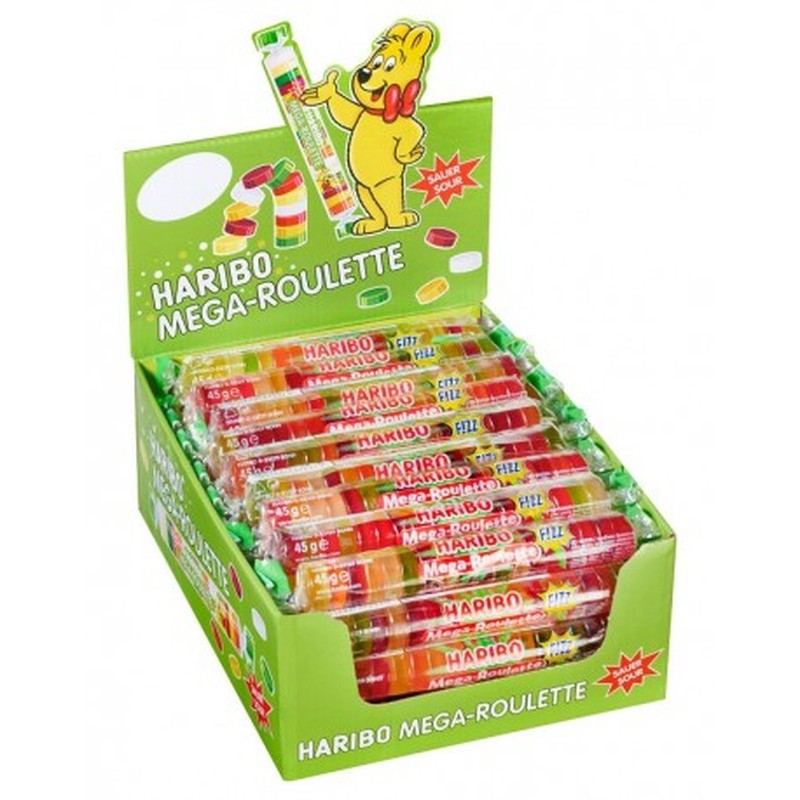 HARIBO MEGA ROULETTE FIZZ 45g