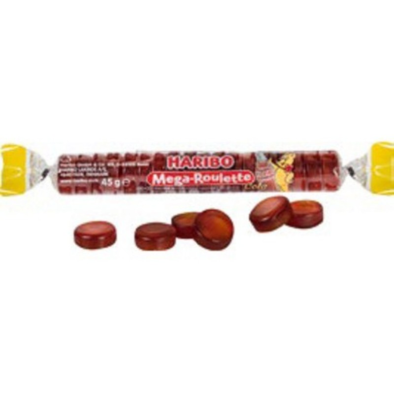 HARIBO MEGA ROULETTE COLA 45g